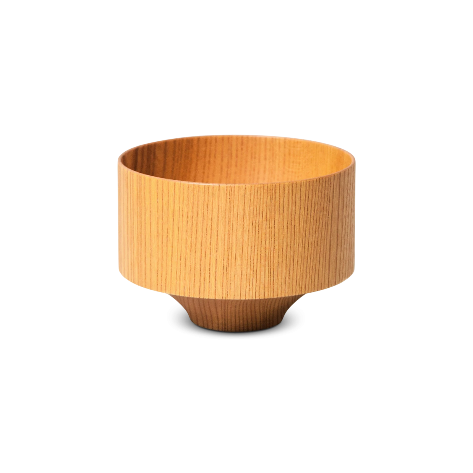 Tsumugi Tsubo Wooden Bowl, Natural - Gessato Design Store