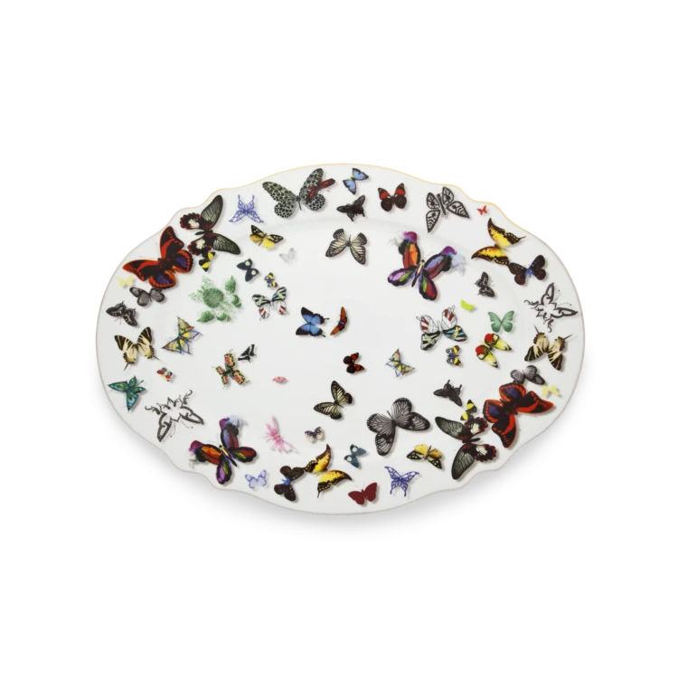 Butterfly Parade Large Oval Platter