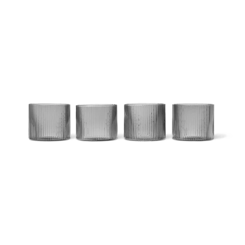 Ripple Tumbler Glasses, Set of 4