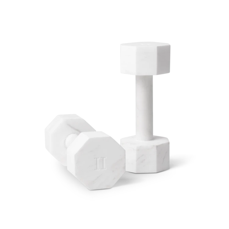 Lvdis 2 Kg Marble Dumbbells, Set of 2