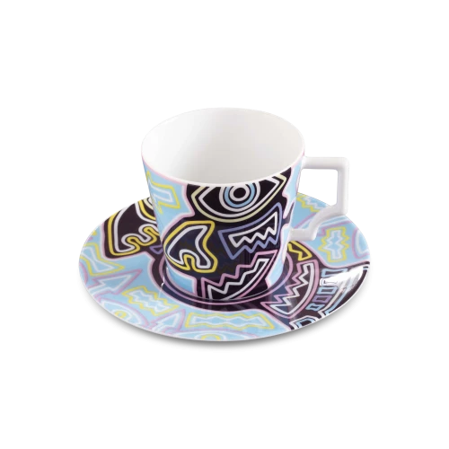 Opinion Pastel, 2 Cups and Saucers Set