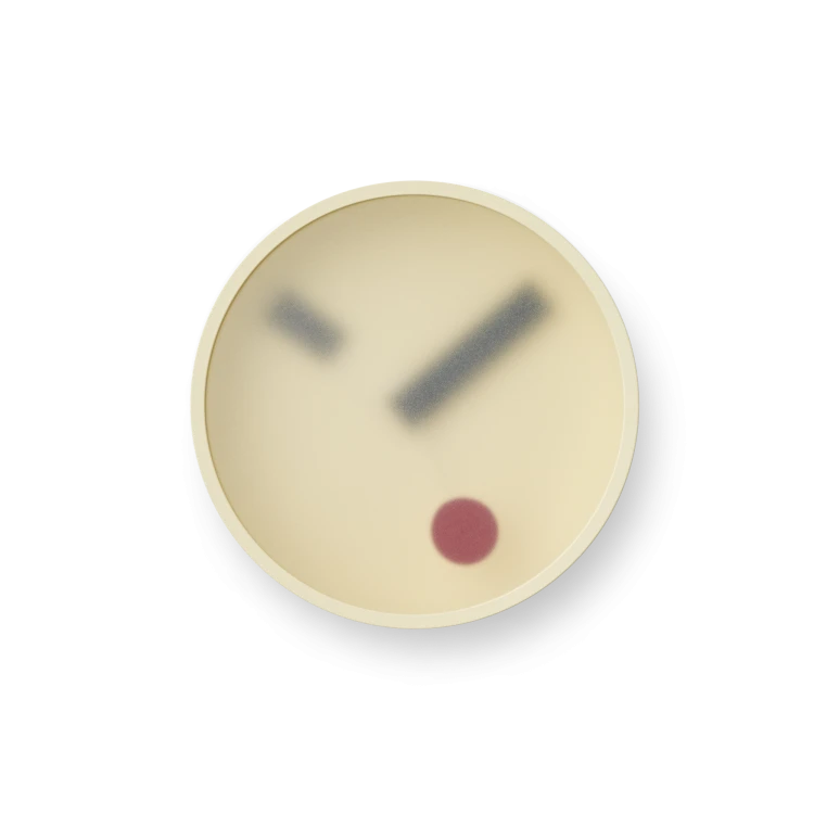 Kehai Wall Clock, Yellow
