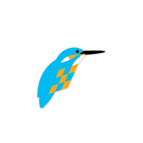 Kingfisher - Woven Bird