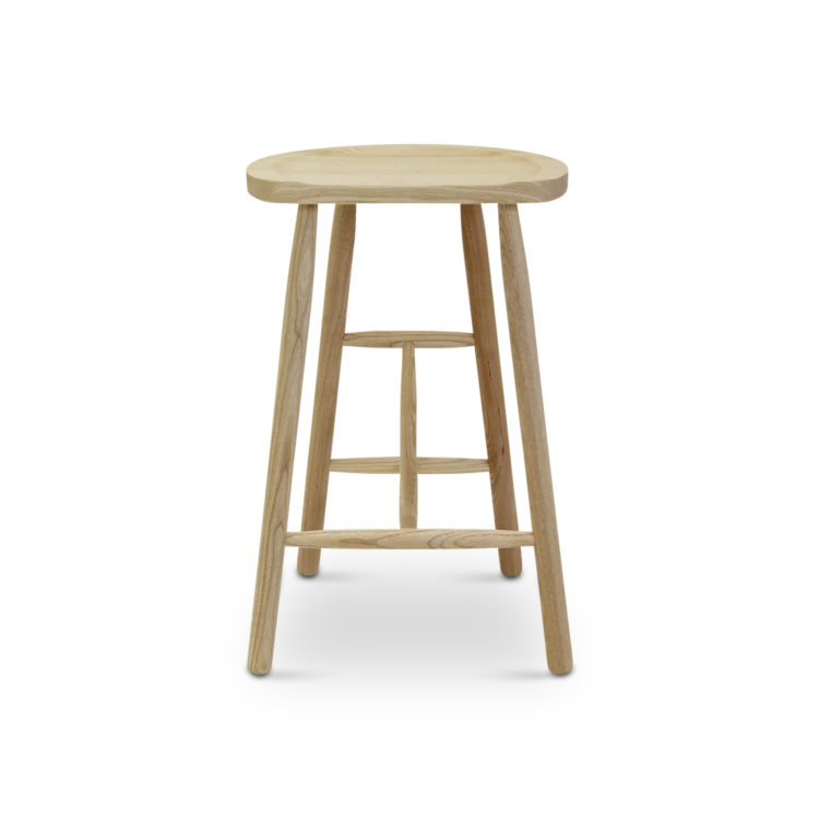 Puccio Wooden Counter Stool