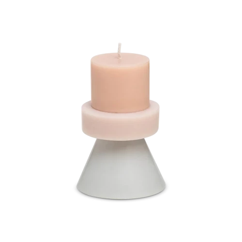 Stack Candle Mini, Ecru