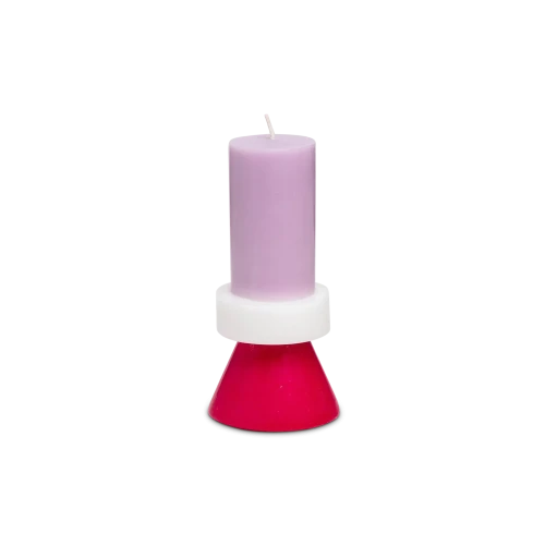 Stack Candle Tall, Violet