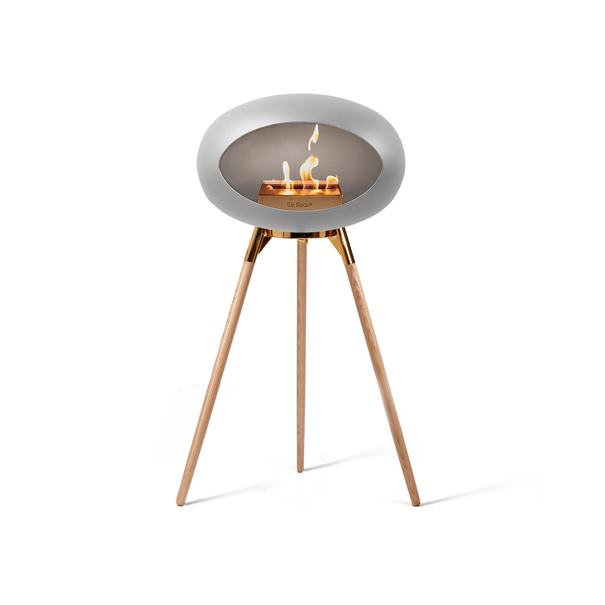  Rose Gold Steel, Natural Oak