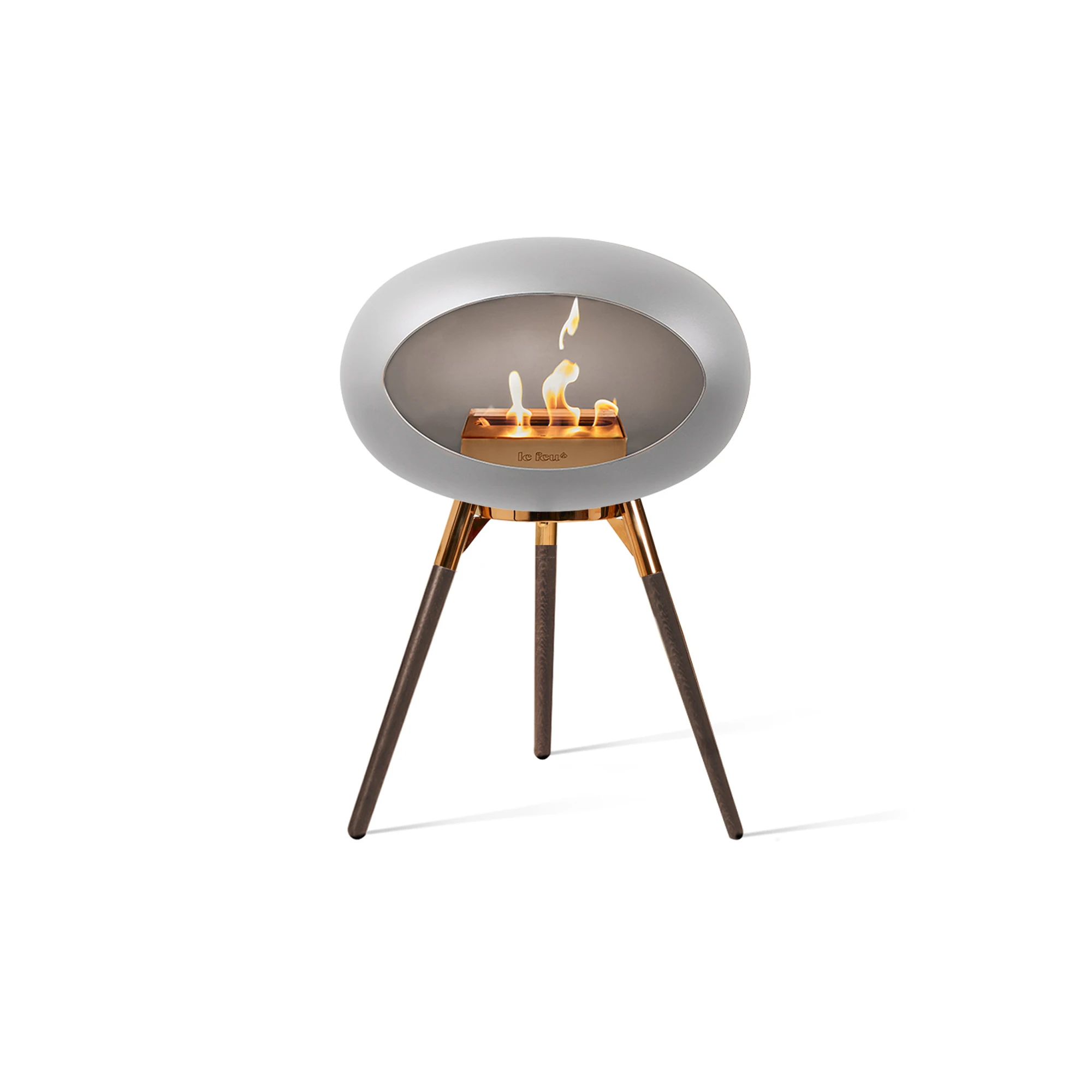 Rose Gold Steel, Dark Oak