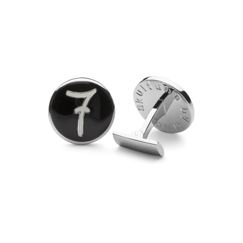 Lucky 7 Cufflinks, Black
