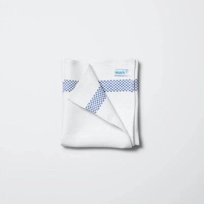 Cotton kitchen towel for baking, white