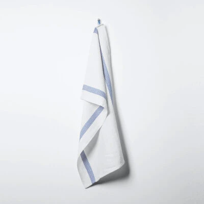 Cotton kitchen towel for baking, white