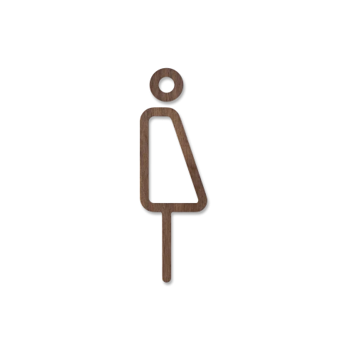 Interior Wall/Door Wood Signs - Gender Neutral