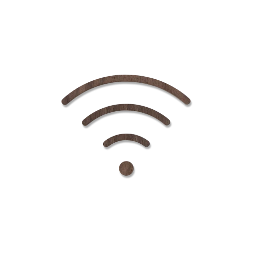 Interior Wall/Door Wood Signs - Wi-Fi