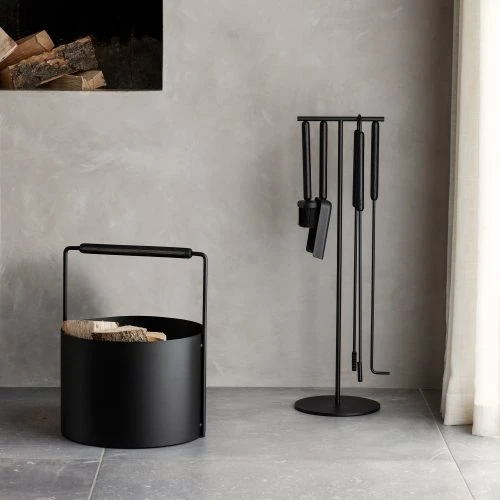 Ashi minimalist fireplace tools - Gessato Design Store
