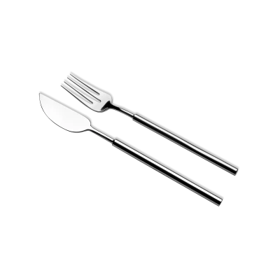 Domo Table Fish Fork + Knife - Gessato Design Store