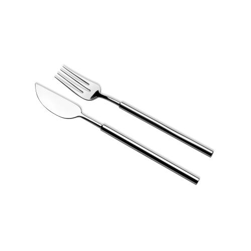 Domo Table Fish Fork + Knife - Gessato Design Store