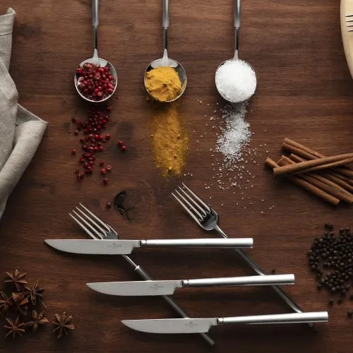 Domo Flatware, Set of 8 - Gessato Design Store