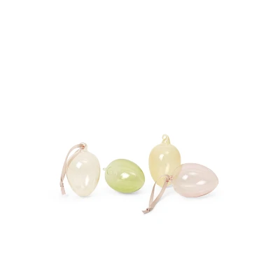 Glass Easter Eggs Set of 4 - Gessato Design Store