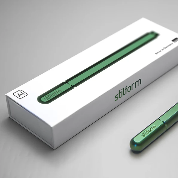 Stilform - Stilform Aluminum Arc Gel Pen, Aurora Green | Gessato