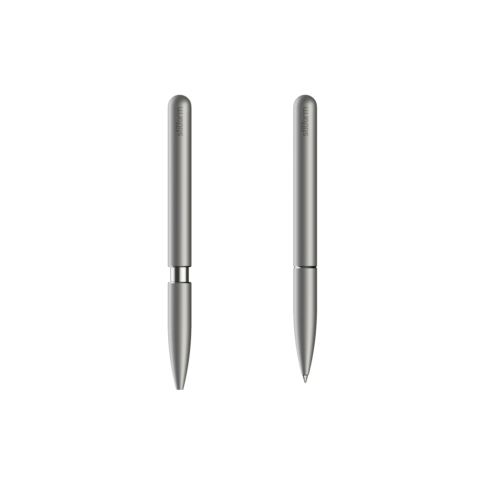 Stilform Titanium Ballpoint Pen, Matte - Gessato Design Store