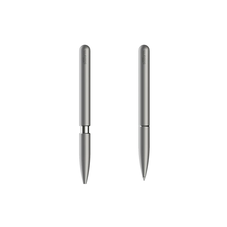 Stilform Titanium Ballpoint Pen, Matte - Gessato Design Store