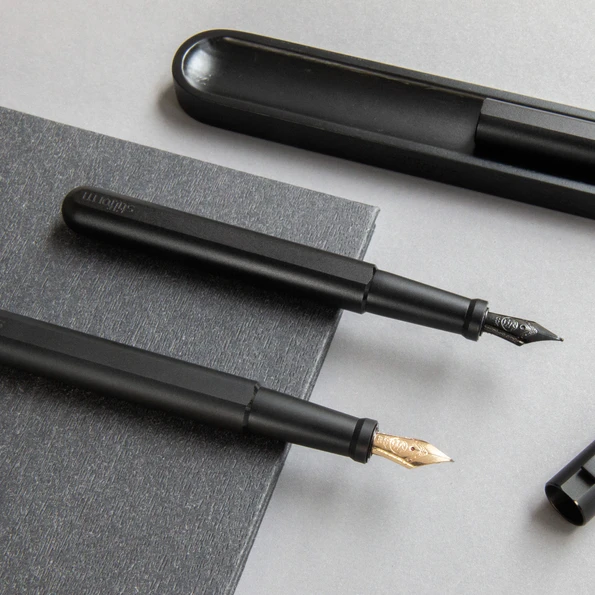 Stilform - Stilform Titanium Fountain Pen, DLC | Gessato Design Store