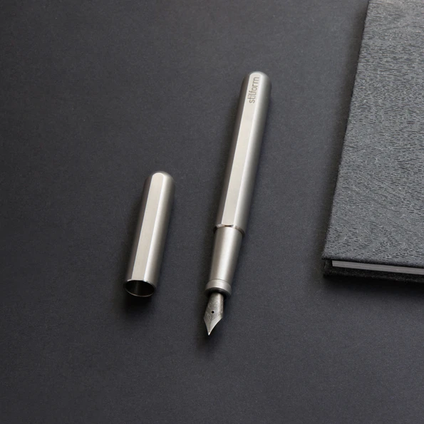 Stilform - Stilform Titanium Fountain Pen, Matte | Gessato Design