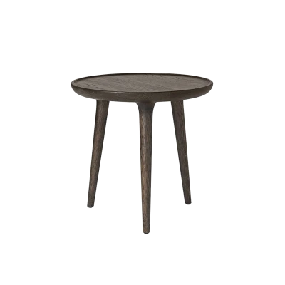 Accent, Small Round Wooden Side Table - Gessato Design Store