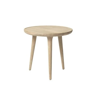 Accent, Small Round Wooden Side Table - Gessato Design Store