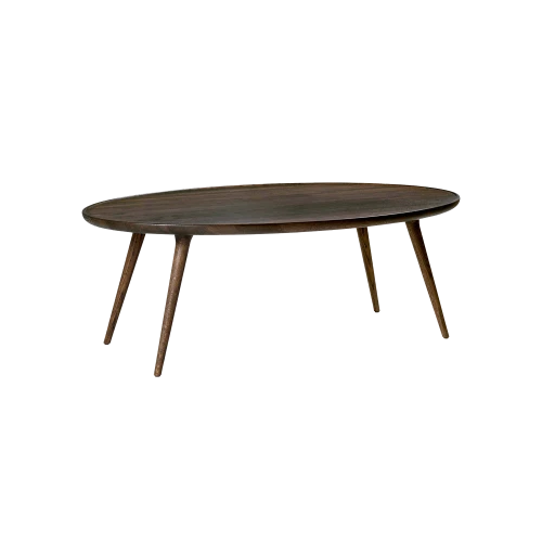 Accent Wooden Oval Coffee Table - Gessato Design Store