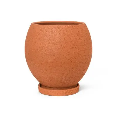Ando Pot, Terracotta - Gessato Design Store