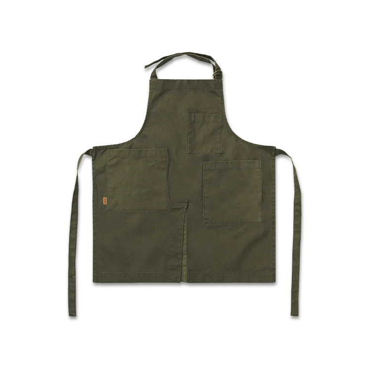 Bark Garden Apron, Olive