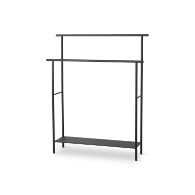 Dora Bathroom Towel Rack Black - Gessato Design Store
