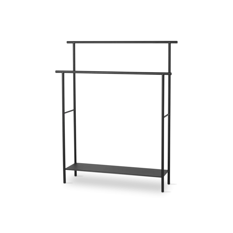 Dora Bathroom Towel Rack Black