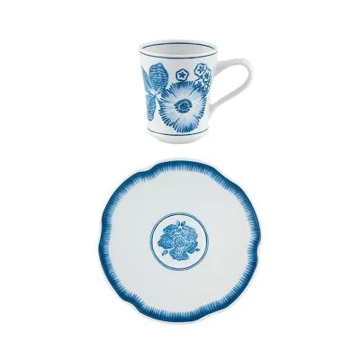 Coralina Coffee Cup and Saucer - Gessato Design Store