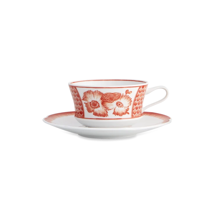 Coralina Tea Cup and Saucer