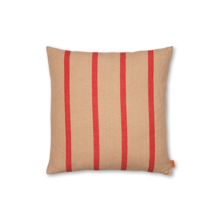 Grand Cushion, Camel/Red