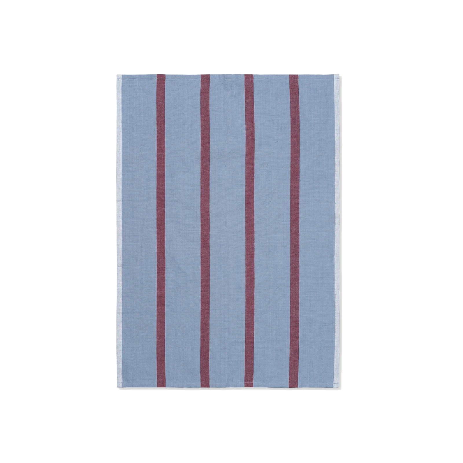 Hale Tea Towel, Faded Blue/Burgundy - Gessato Design Store