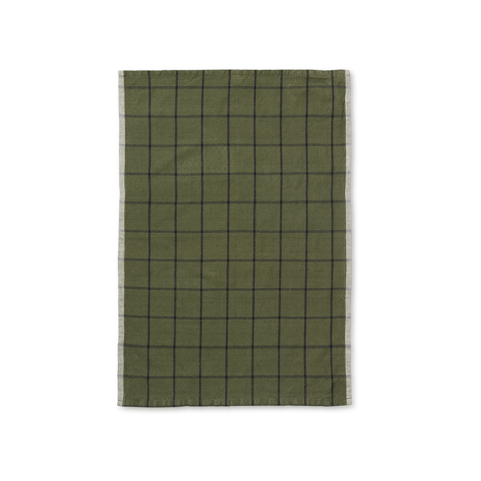 Hale Tea Towel, Green/Black - Gessato Design Store