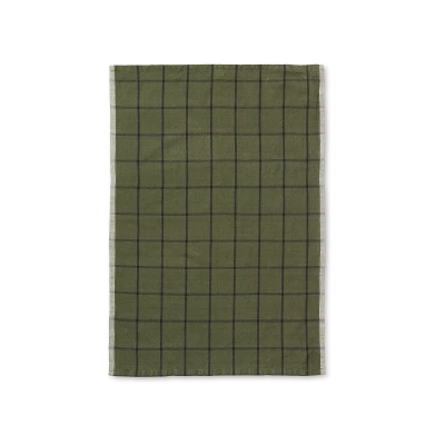 Hale Tea Towel, Green/Black - Gessato Design Store