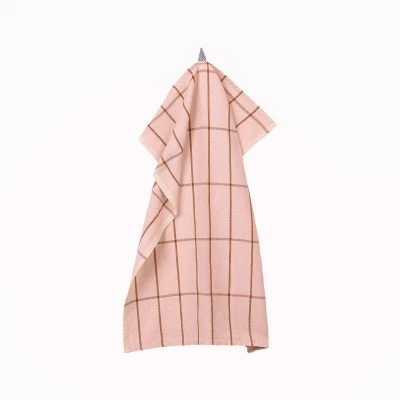 Hale Tea Towel, Rose/Rust - Gessato Design Store