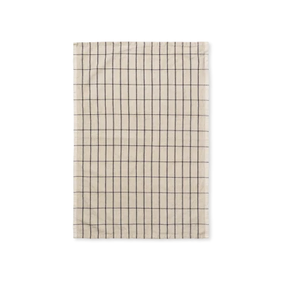 Hale Tea Towel, Sand/Black - Gessato Design Store