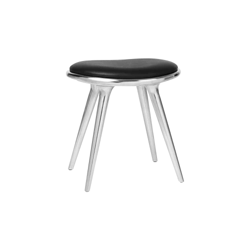 Low Stool, Aluminum - Gessato Design Store
