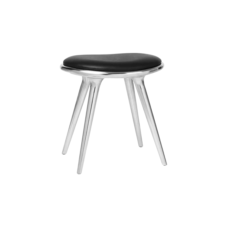 Low Stool, Aluminum - Gessato Design Store