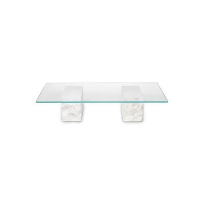 Mineral Coffee Table Bianco Curia - Gessato Design Store