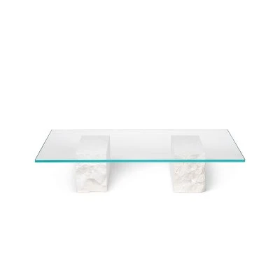 Mineral Coffee Table Bianco Curia - Gessato Design Store
