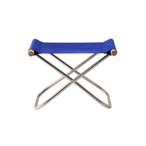 NY Chair X Ottoman by Takeshi Nii, Blue - Gessato Design Store