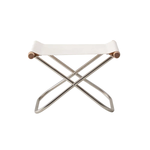 NY Chair X Ottoman by Takeshi Nii, White - Gessato Design Store