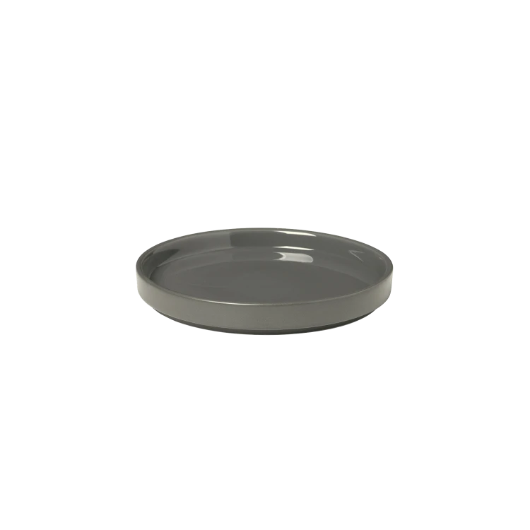 Pilar Stoneware Snack Plates, Set of 4