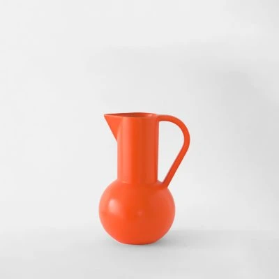 Raawii Strøm Jug, Vibrant Orange - Gessato Design Store